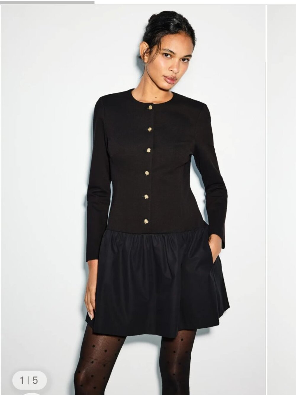 Ted Baker London Ponte Dress With Ruffle Combo Size XS